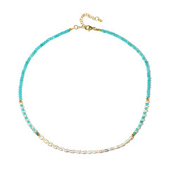 Collana in argento con Perla d'Acqua Dolce Bianca