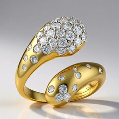 Anello in oro con Diamante SI1 (G) (Annette)