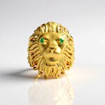 Anello in argento con Smeraldo Zambia (Gems en Vogue)