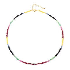 Collana in argento con Smeraldo Brasiliano