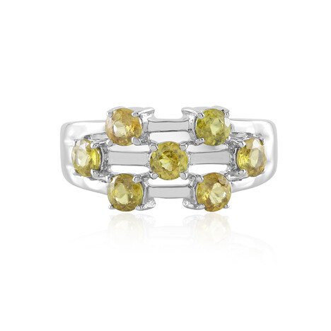 Bague en argent et Sphène