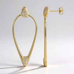 Orecchini in argento con Zircone (Adela Silber)