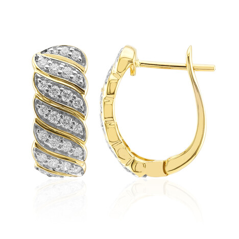 VVS1 (G) Brillant-Goldohrringe (Annette)