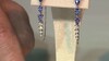Pendientes en oro con Tanzanita AAA (CIRARI)