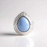 Ciondolo in argento con Angelite (MONOSONO COLLECTION)
