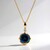 Collana in oro con Topazio Blu Londra (CIRARI)
