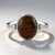 Anello in argento con Pietersite Dorata