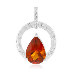 Madeira Citrine Silver Pendant (de Melo Essence)