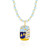 Collana in argento con Topazio Blu Cielo