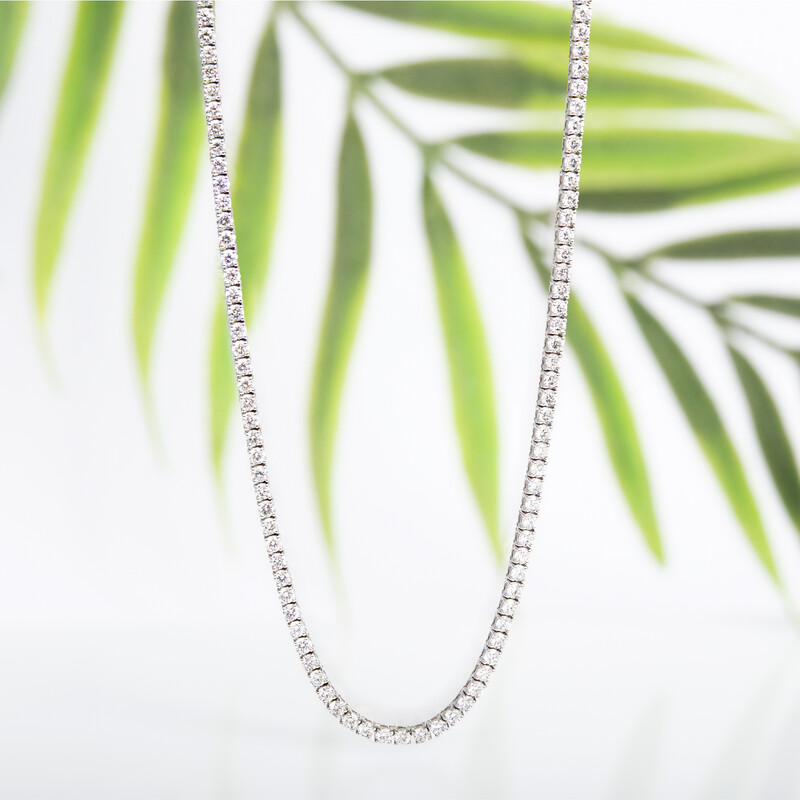 Gouden halsketting met SI2 (H) Diamanten (CIRARI)