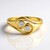 Anello in oro con Diamante IF (D) (Annette)