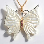 Collana in argento con Madreperla (Gems en Vogue)