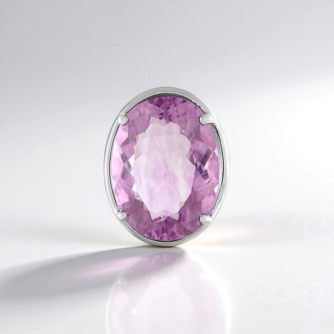 Ciondolo in argento con Fluorite Rosa
