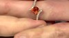 Anillo en oro con Granate espesartina (AMAYANI)