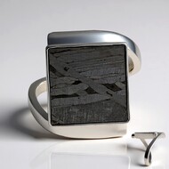 Aletai-Meteorit-Silberring