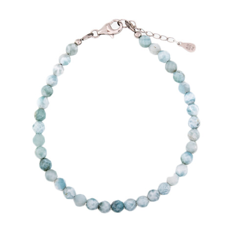Bracciale in argento con Larimar