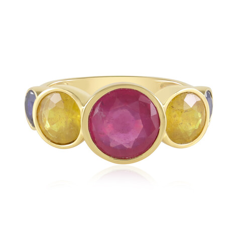 Madagaskar-Saphir-Silberring (de Melo Essence)