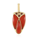 Zilveren hanger met carneoolstenen (KM by Juwelo)