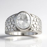 Anello in argento con Quarzo Herkimer (de Melo Essence)