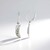 Boucles d'oreilles en argent et Diamant champagne I2