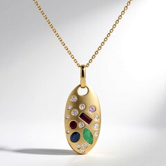 Collana in oro con Smeraldo Zambia AAA (Adela Gold)