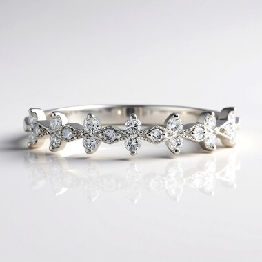 14K SI2 (H) Diamond Gold Ring (CIRARI)