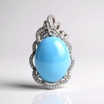 Ciondolo in argento con Larimar