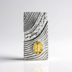 Ciondolo in argento con Berillo Giallo (SAELOCANA)