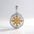 Pendentif en argent et Citrine
