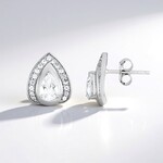 Orecchini in argento con Zircone (de Melo Essence)