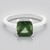 Anello in argento con Apatite Cromo
