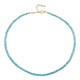 Collana in argento con Apatite Blu