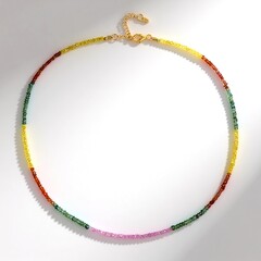Collana in argento con Zaffiro Verde
