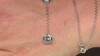 Collar en plata con Topacio blanco