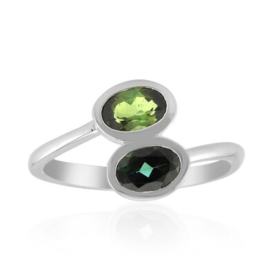 Anello in argento con Indicolite (Pallanova)