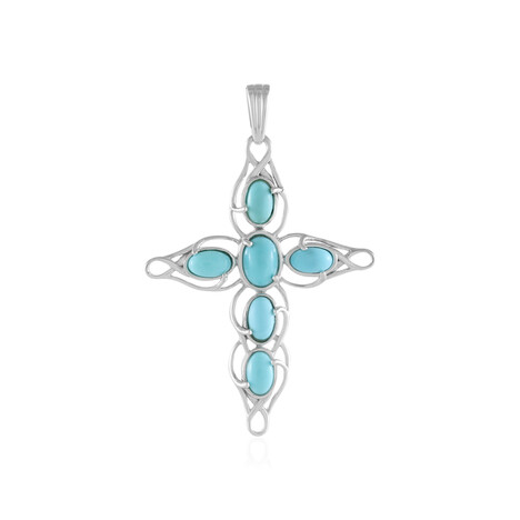 Sleeping Beauty-Türkis-Silberanhänger (Faszination Türkis)