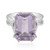 Lavendel-Amethyst-Silberring