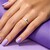 Anillo en oro con Diamante SI1 (G) (Annette)