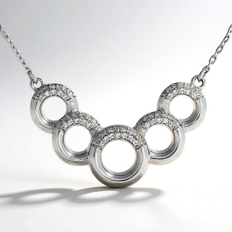 Collana in argento con Zircone