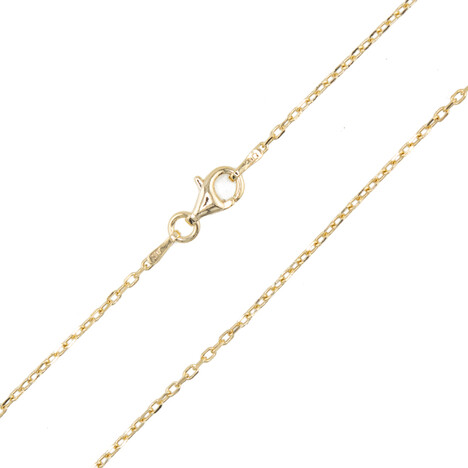 925er Silber-Ankerkette - 1,97 g - 42 cm - vergoldet