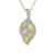 Gouden halsketting met een Loepzuivere (F) Diamant (LUCENT DIAMONDS)