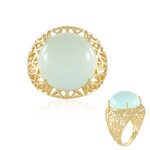 Aqua Chalcedony Silver Ring (Ornaments by de Melo)