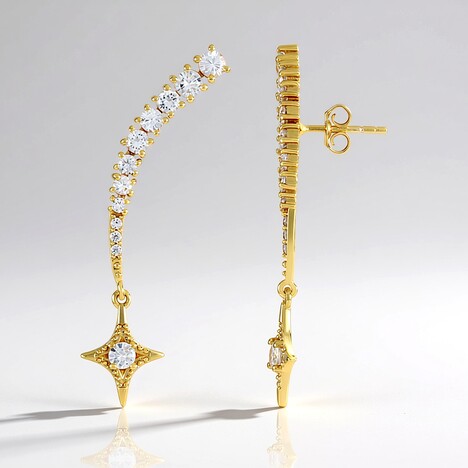 Orecchini in argento con Zircone