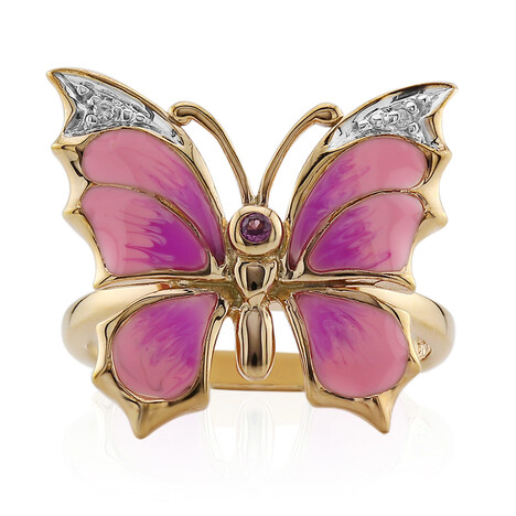 Rhodolith-Silberring