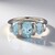 Anello in argento con Acquamarina Brasiliana