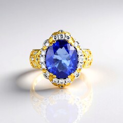 Anello in argento con Tanzanite