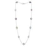Collana in argento con Quarzo Limone