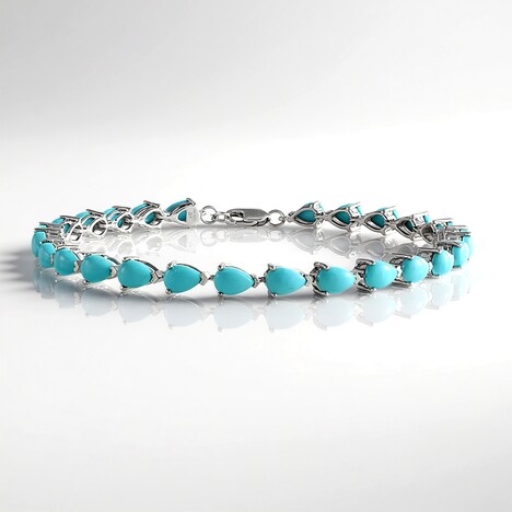 Bracciale in argento con Turchese Sleeping Beauty