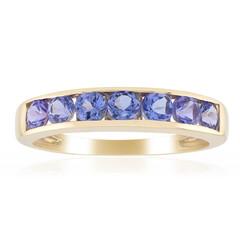 Anello in oro con Tanzanite