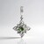 Ciondolo in argento con Diopside Russo